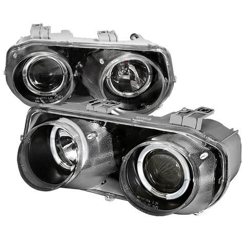 94-97 ACURA INTEGRA HEADLIGHT HALO PROJECTOR HEADLIGHTS BLACK
